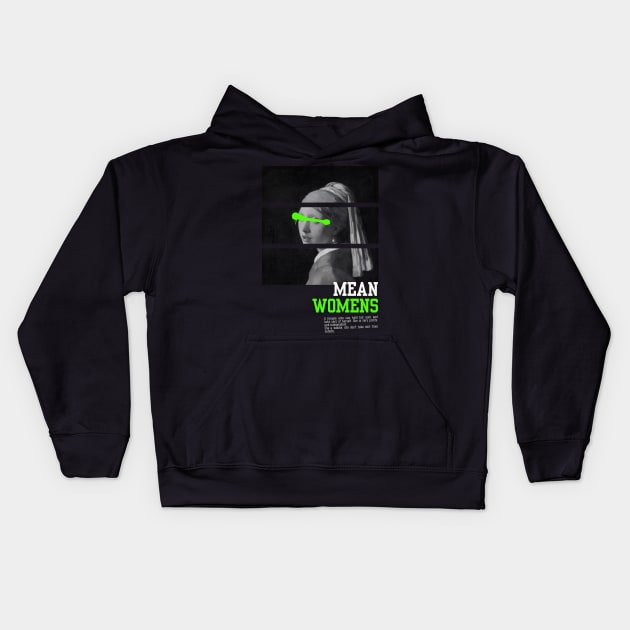 She is a baddie - mean women Kids Hoodie by TTWW Studios